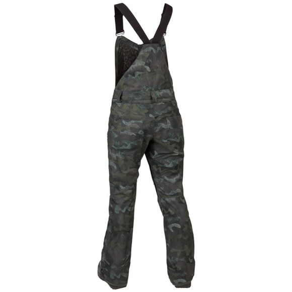 NEW XS Volcom Women’s Snowboard Swift Camo bibs w/ tags. - Picture 4 of 5